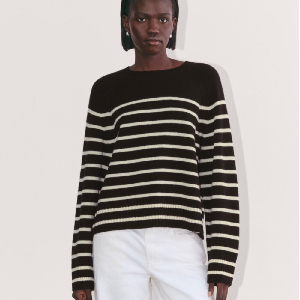 Everlane The Boxy Crew in Cashmere NWT Size M